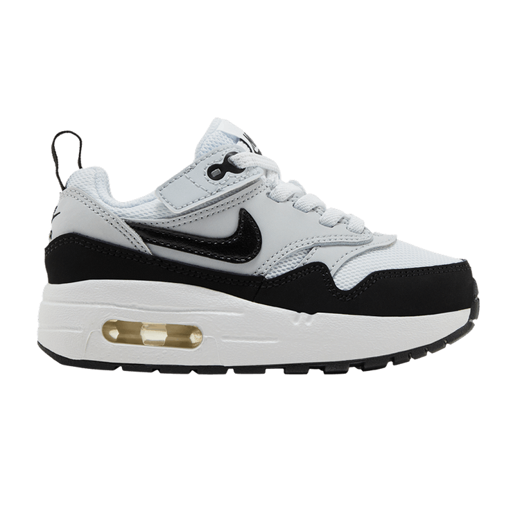 Nike Air Max 1 EasyOn White Black (PS)