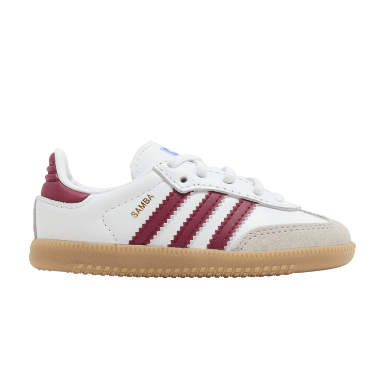 adidas Samba OG Cloud White Collegiate Burgundy Gum (TD)