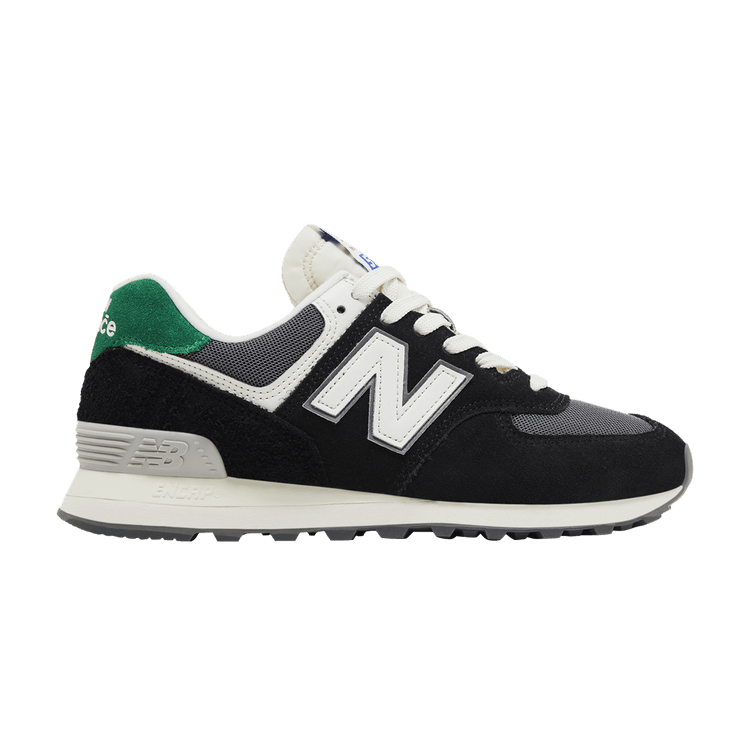 New Balance 574 Black Classic Pine (Women's)