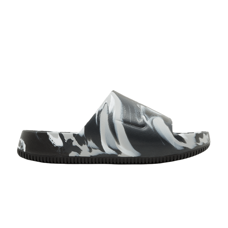 Nike Calm Slide Marble Black Grey