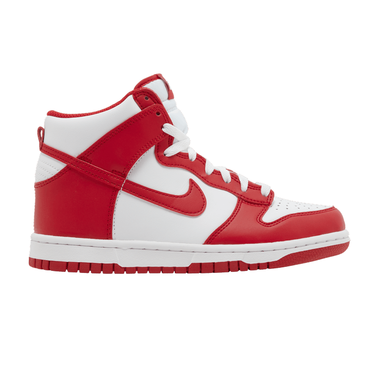 Nike Dunk High Championship White Red (Red Tongue Tag) (GS)