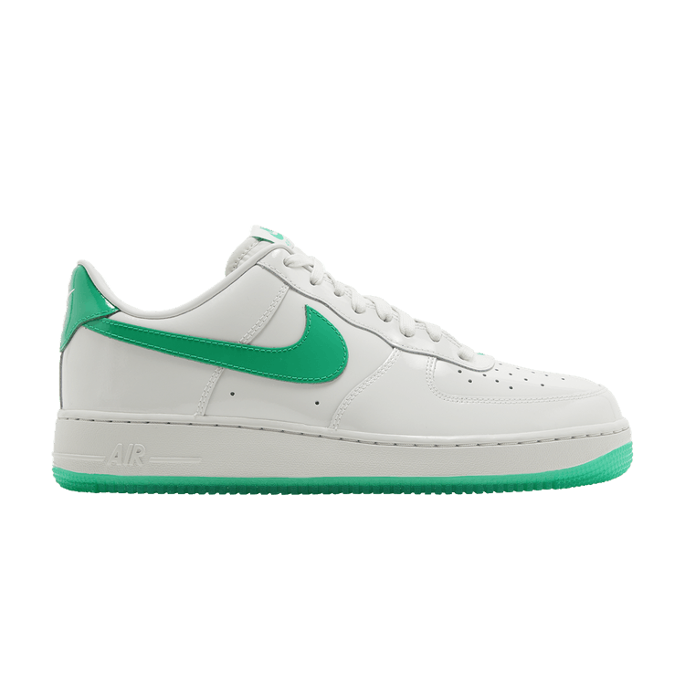 Nike Air Force 1 Low '07 Patent Platinum Tint Stadium Green