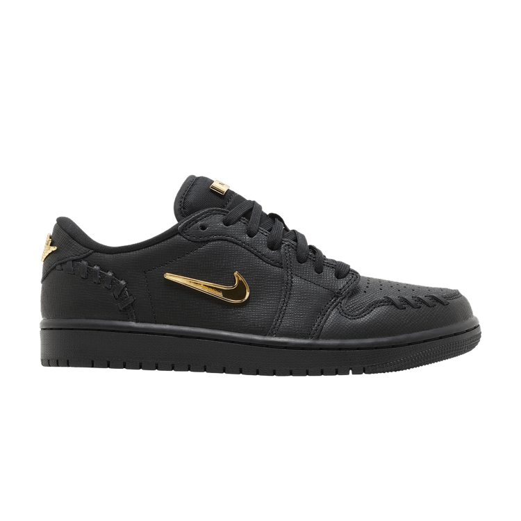 Jordan 1 Low Method of Make Black Metallic Gold (Women's)