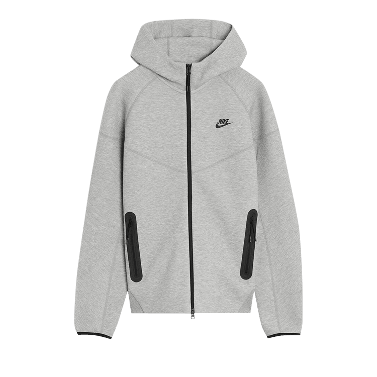 Nike Sportswear Tech Fleece Full-Zip Hoodie & Joggers Set Dark Heather Grey/Black - Side Kicks