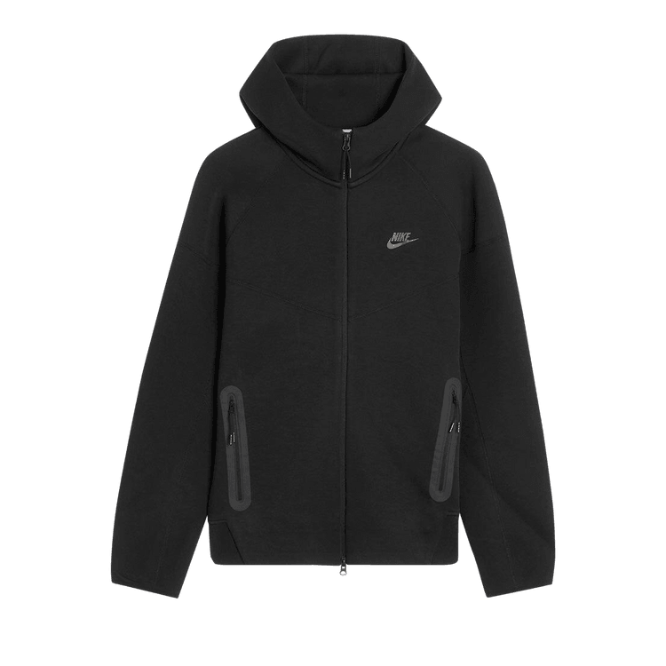 Nike Sportswear Tech Fleece Full-Zip Hoodie & Joggers Set Black/Black - Side Kicks