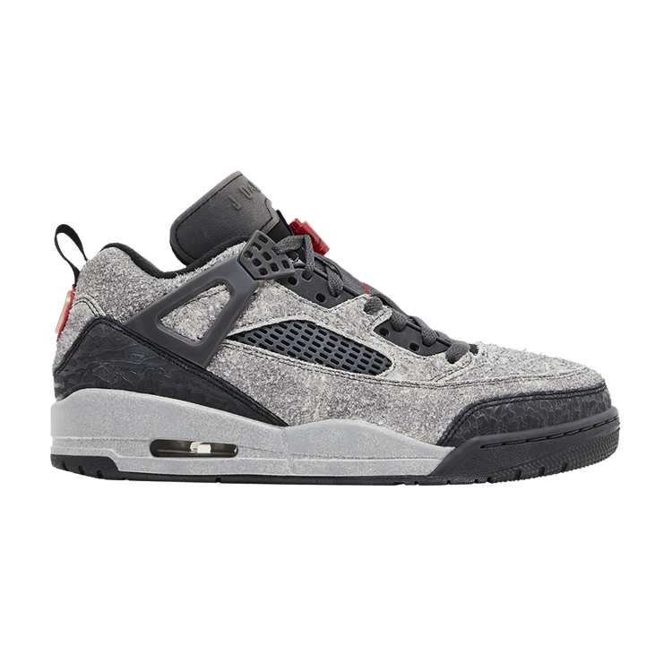 Jordan Spizike Low Anthracite Gym Red