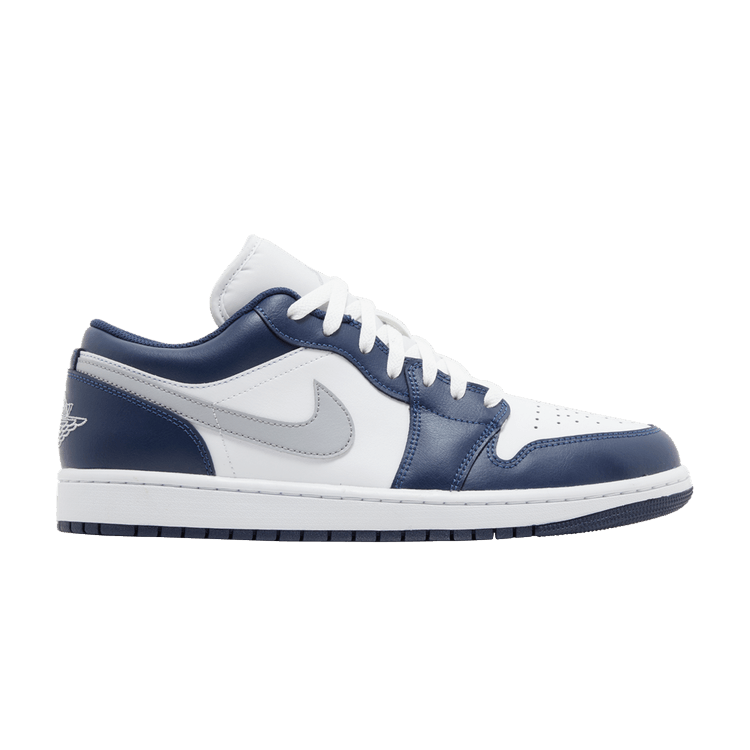 Jordan 1 Low Wolf Grey Midnight Navy