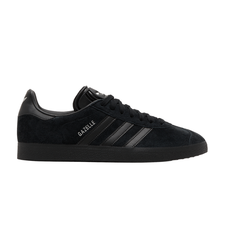 adidas Gazelle All Black Silver Metallic