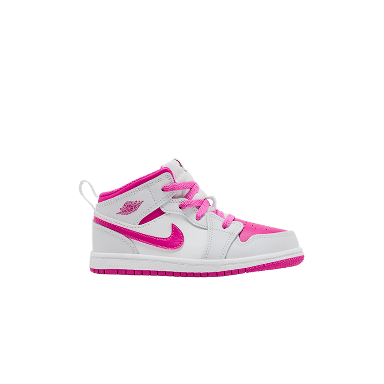 Jordan 1 Mid Iris Whisper White Fire Pink (TD)