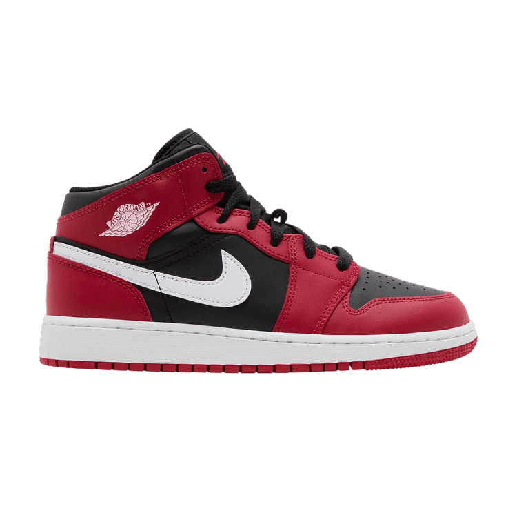 Jordan 1 Mid Gym Red Black White (GS)