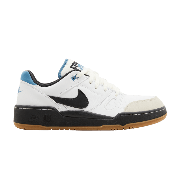Nike Full Force Low White Black Aegean Storm
