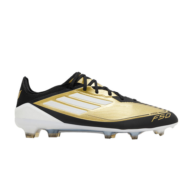 adidas F50 Pro FG Messi Gold Metallic Cloud White Core Black