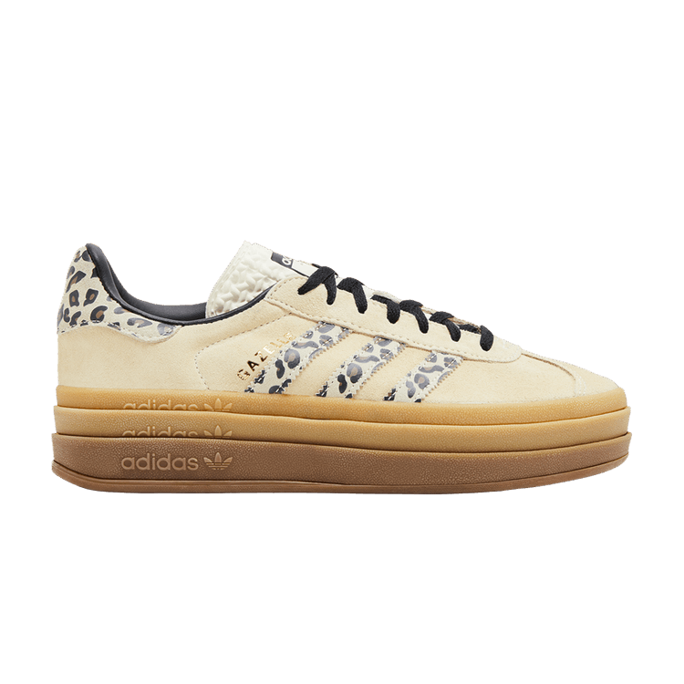 adidas Gazelle Bold Cream Black Leopard (Women's)