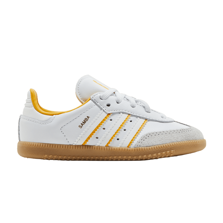 adidas Samba OG Crystal White Cloud White Crew Yellow (TD)