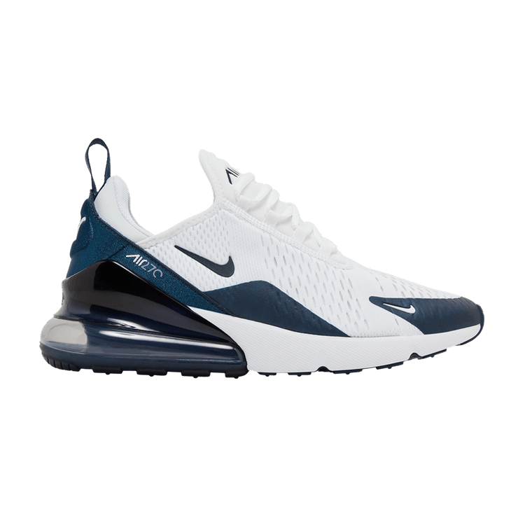 Nike Air Max 270 White Armory Navy (Women's)