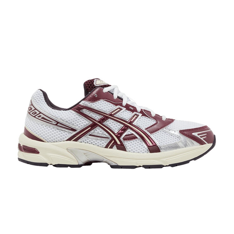 ASICS Gel-1130 White Maroon Banner