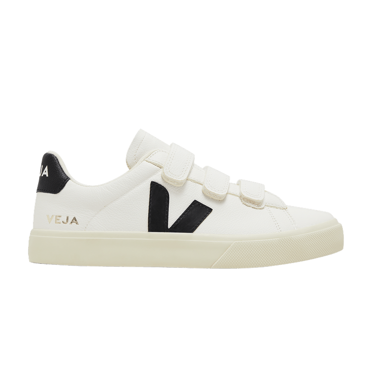 Veja Recife Chromefree Leather White Black (Women's)