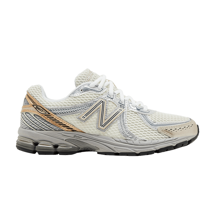 New Balance 860v2 Sea Salt Gold Metallic