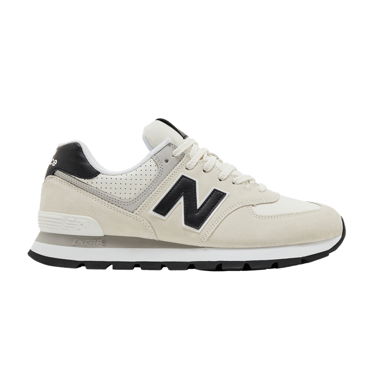 New Balance 574 Rugged White Black