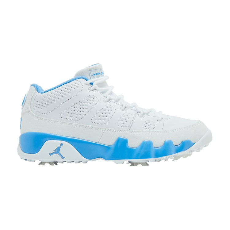 Jordan 9 Retro Low Golf White University Blue