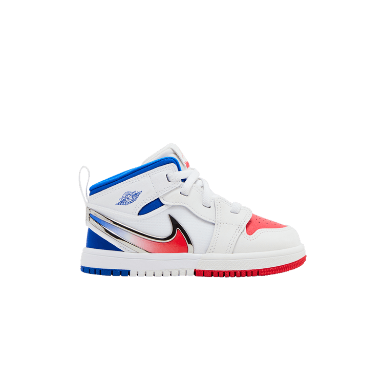 Jordan 1 Mid RM EasyOn White Racer Blue Siren Red (TD)