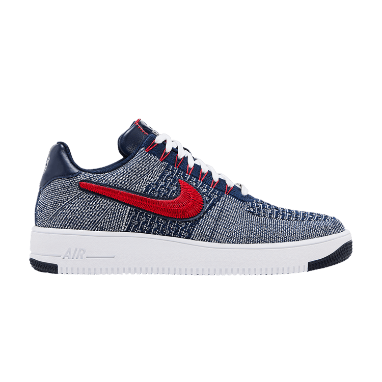 Nike Air Force 1 Ultra Flyknit Low Patriots Robert Kraft Wolf Grey