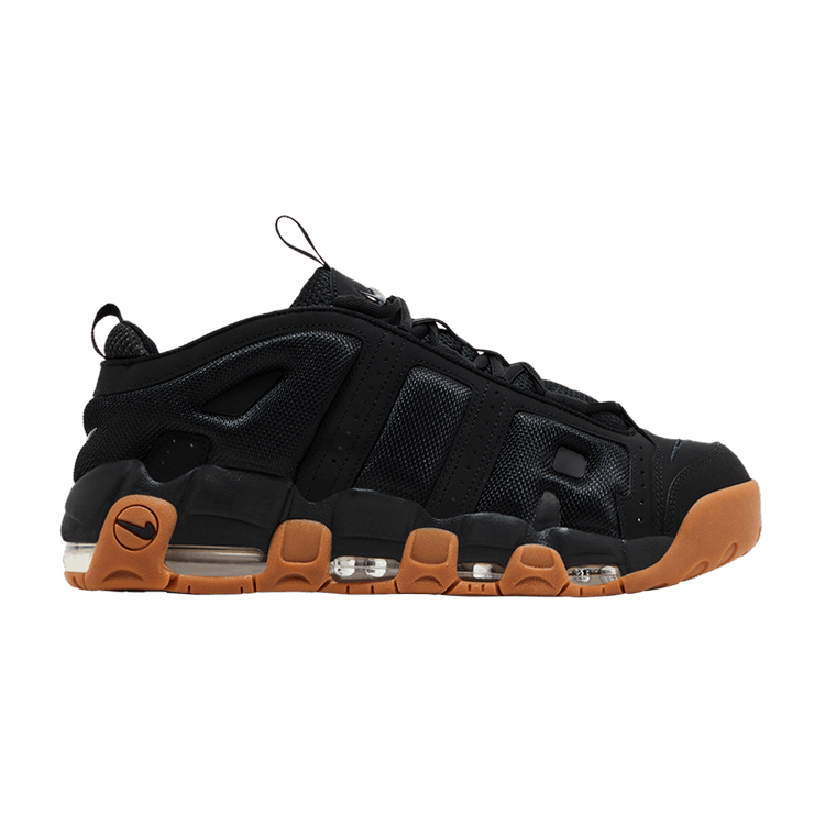 Nike Air More Uptempo Low Black Gum