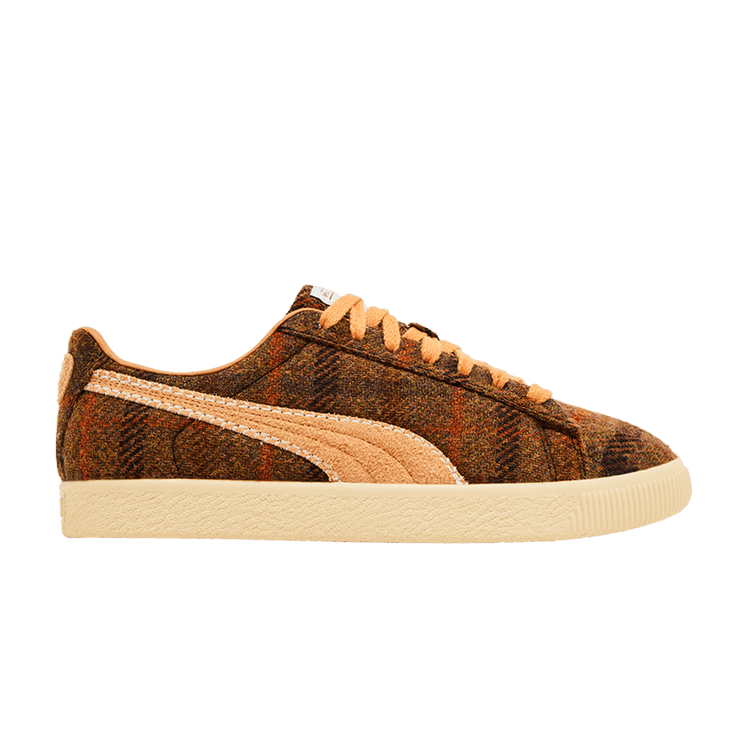 Puma Clyde Harris Tweed Chamomile Caramel Latte