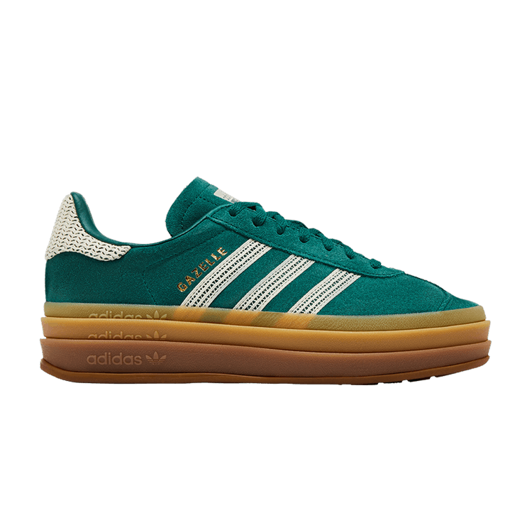 adidas Gazelle Bold Collegiate Green White Gold (Women's)