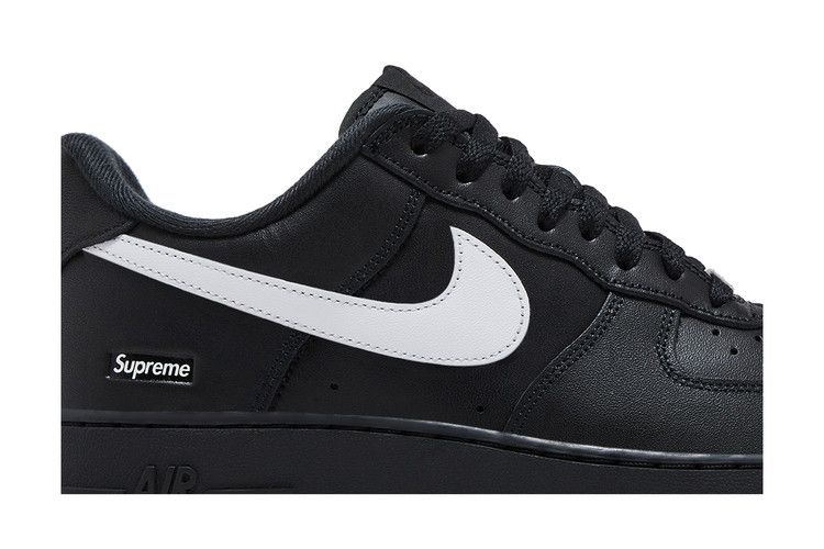 Nike Air Force 1 Low Supreme Black White – Side Kicks