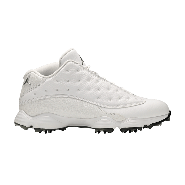 Jordan 13 Retro Golf Cleat White Black