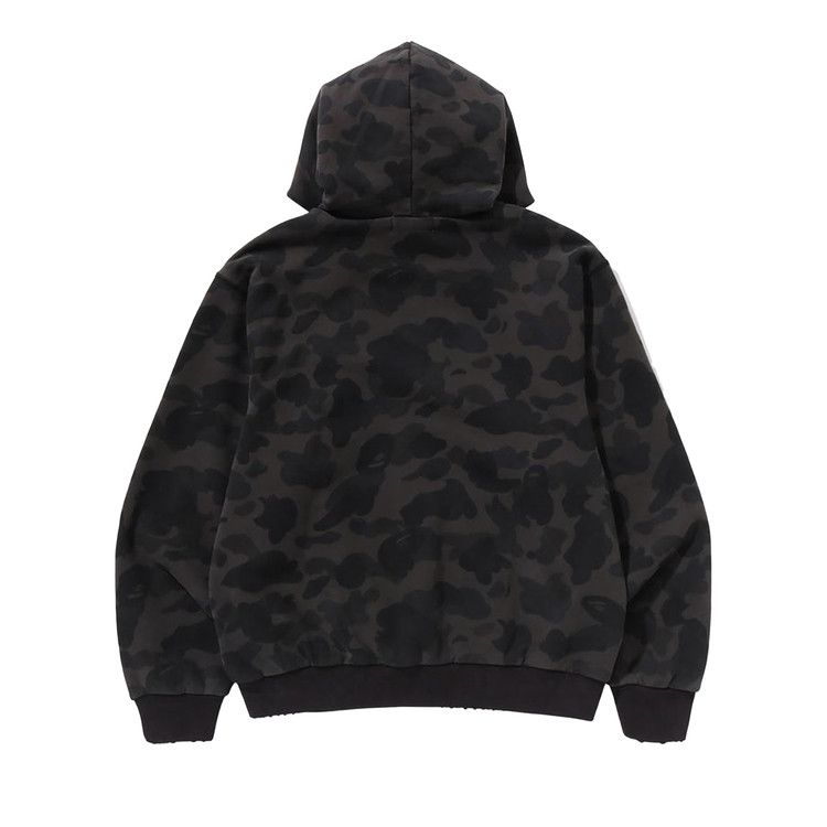 BAPE 1st Camo Heavy Wash Cropped Fit Zip Hoodie Black