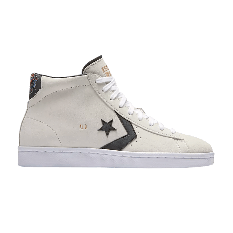 Converse Pro Leather Hi Al Davis White Suede
