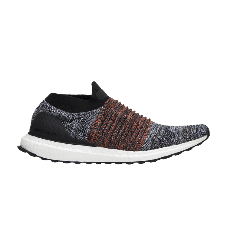adidas Ultra Boost Laceless Mid Black White Orange