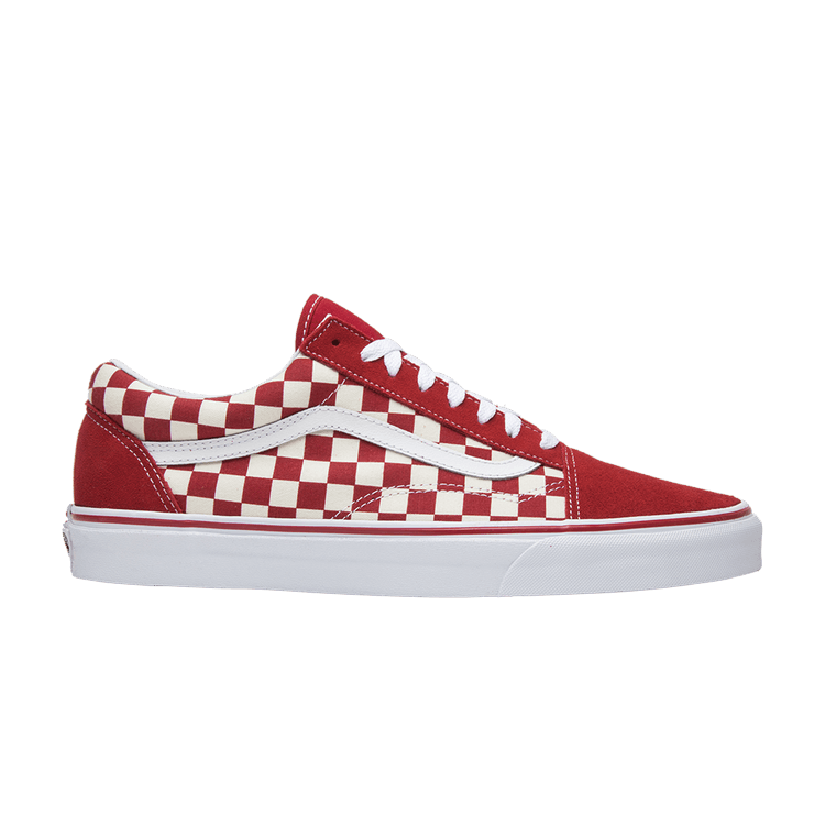 Vans Old Skool Checkerboard Racing Red