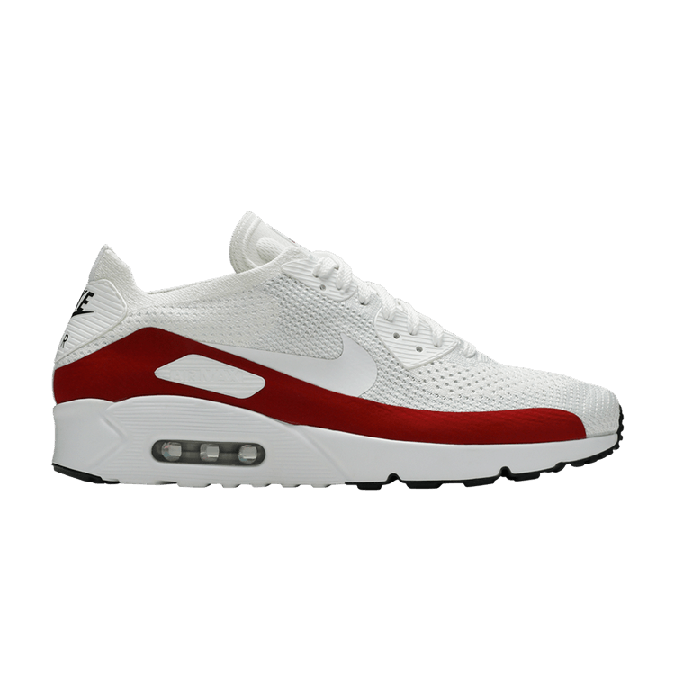 Nike Air Max 90 Ultra 2.0 Flyknit White Red
