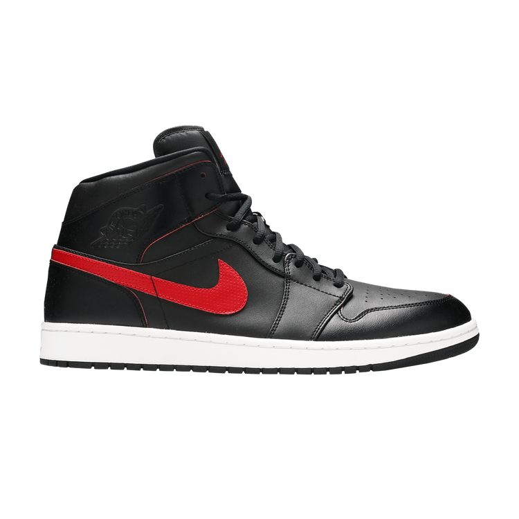 Jordan 1 Retro Mid Black Team Red