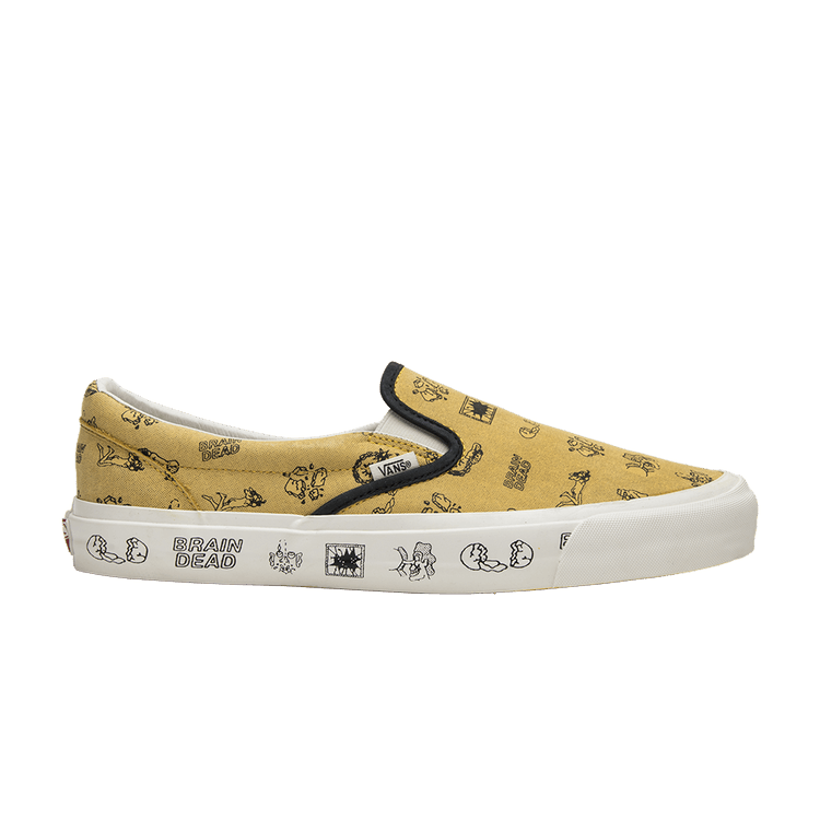 Vans Slip-On Brain Dead Gold
