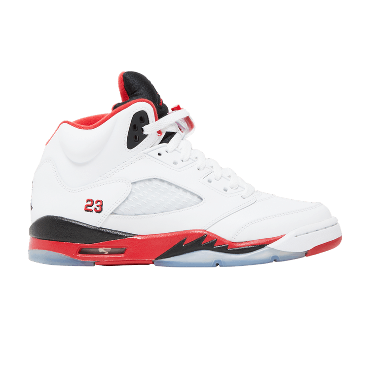 Jordan 5 Retro Fire Red Black Tongue (2013) (GS)