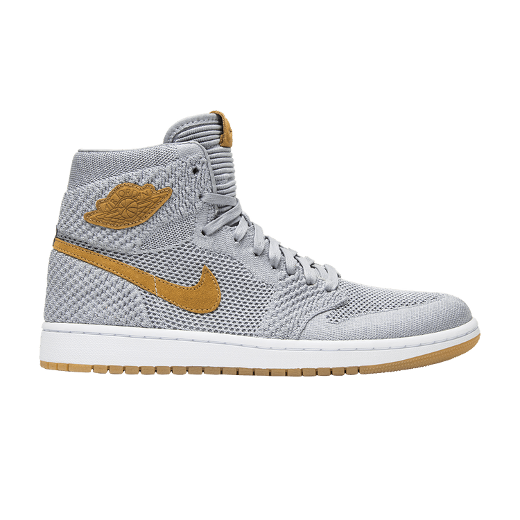 Jordan 1 Retro High Flyknit Wolf Grey