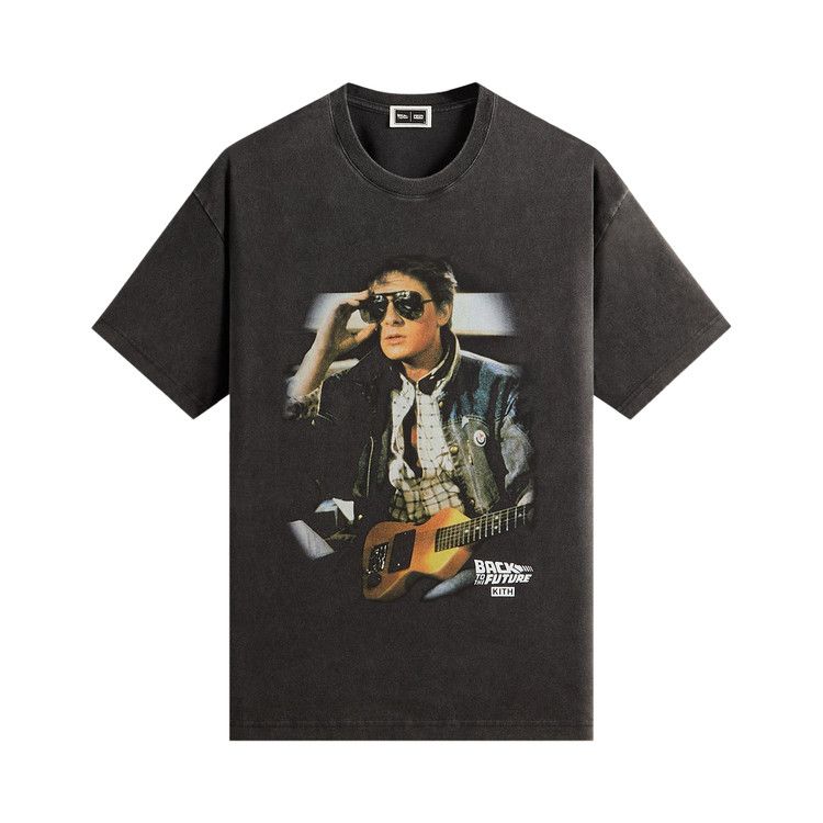 Kith x Back to the Future Marty Shades Vintage Tee Black