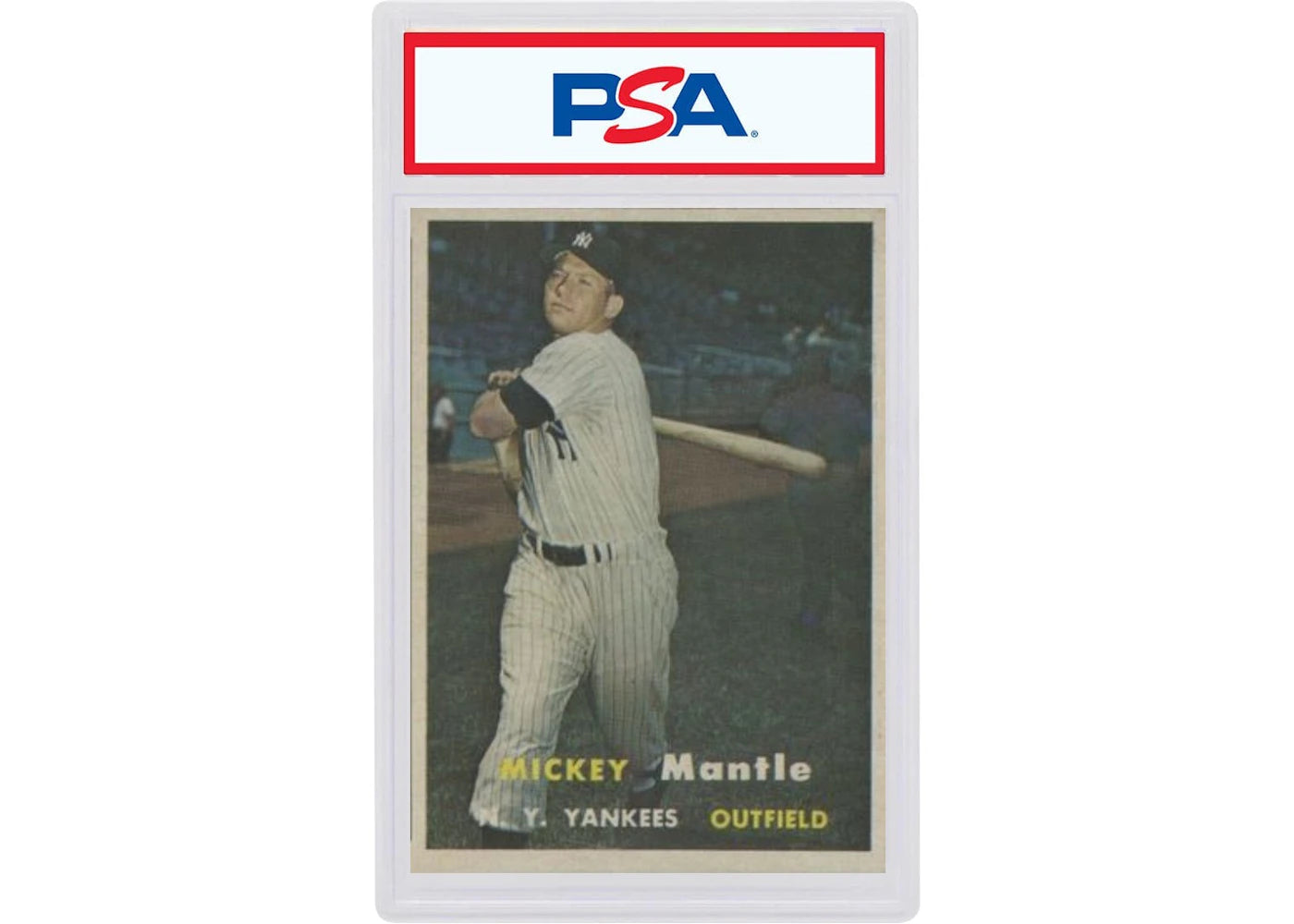 1957 Topps 95 Mickey Mantle (PSA or BGS Graded)