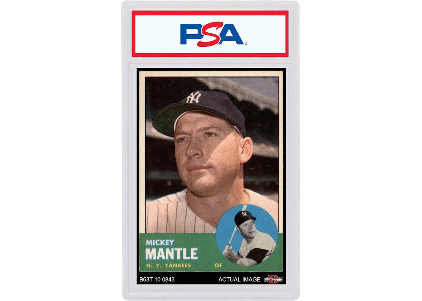 1963 Topps 200 Mickey Mantle (PSA or BGS Graded)