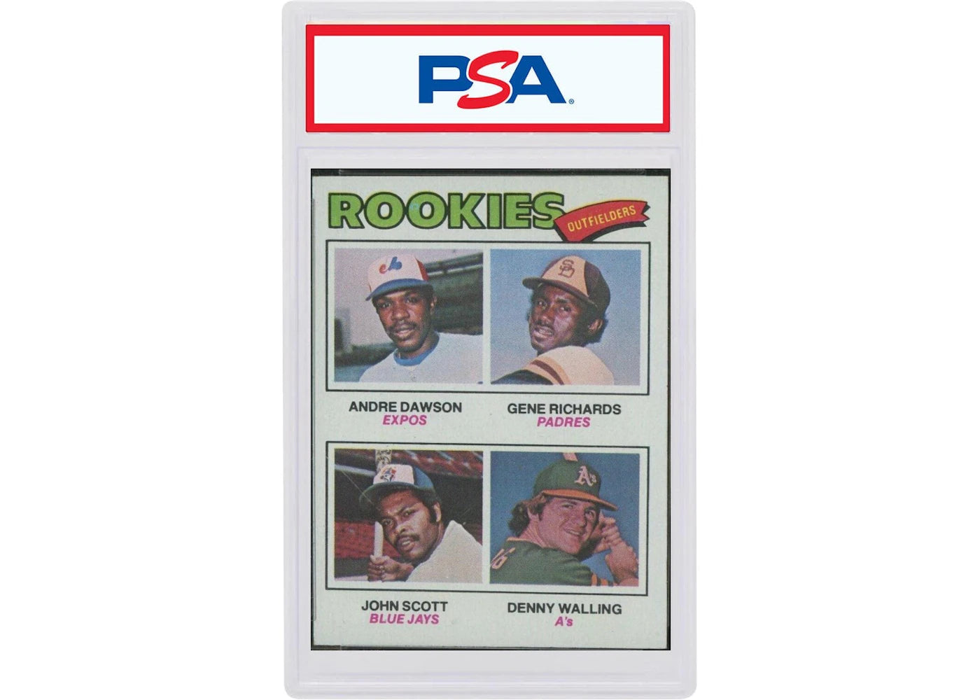1977 Topps 473 Rookie Outfielders (PSA or BGS Graded)