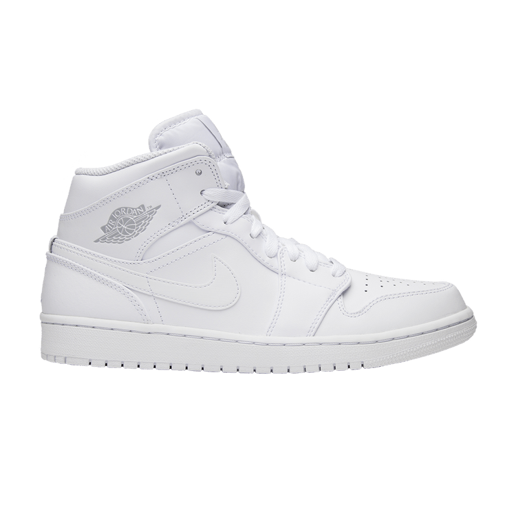 Jordan 1 Mid White/Pure Platinum