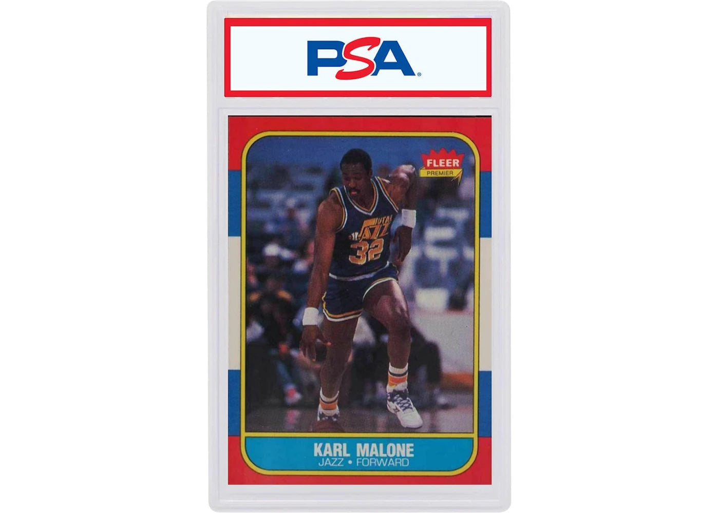 1986 Fleer 68 Karl Malone (PSA or BGS Graded)