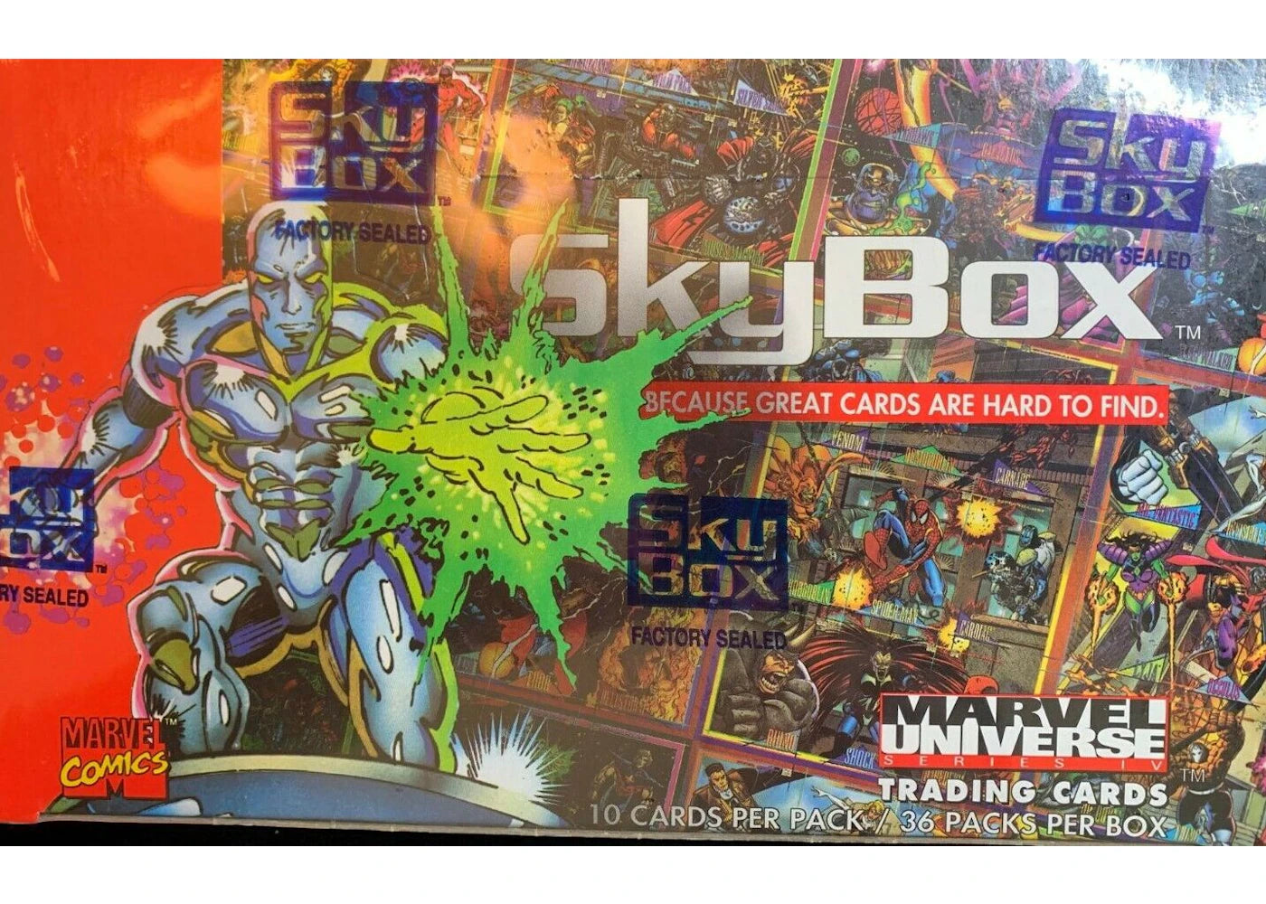 1993 SkyBox Marvel Universe IV Sealed Box