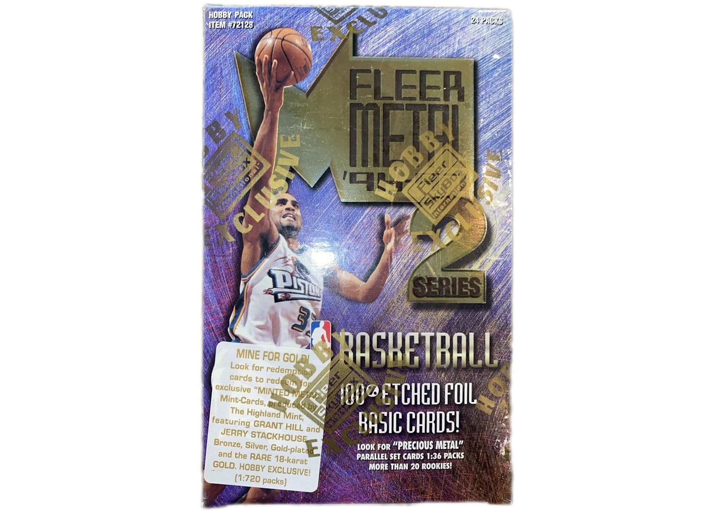 1996-97 Fleer Metal Series 2 Basketball Hobby Box