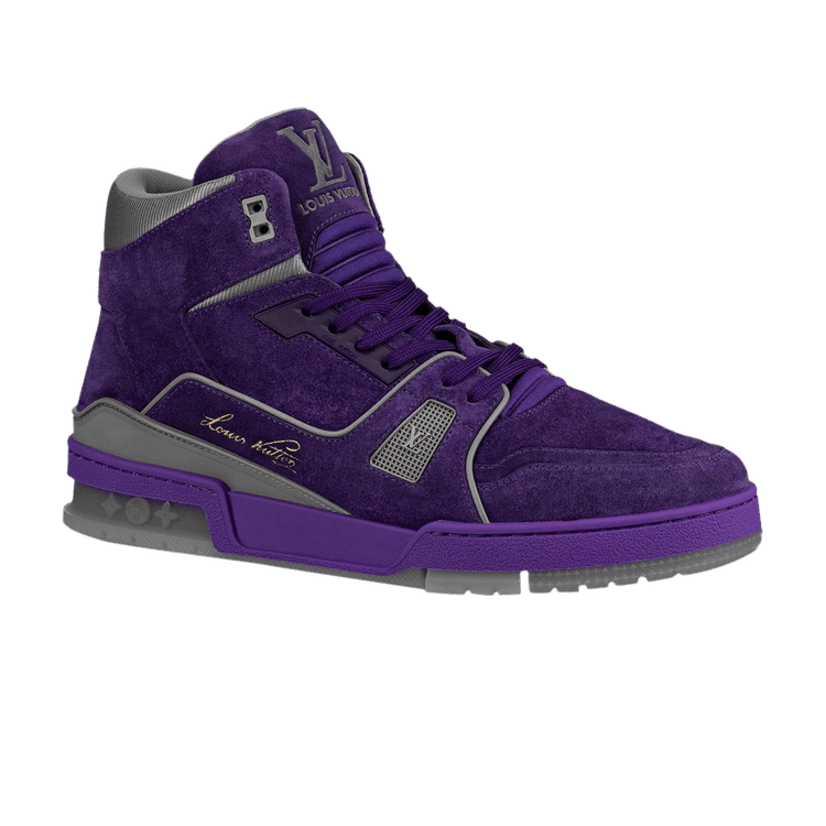 Louis Vuitton Trainer High 'Purple' - Side Kicks