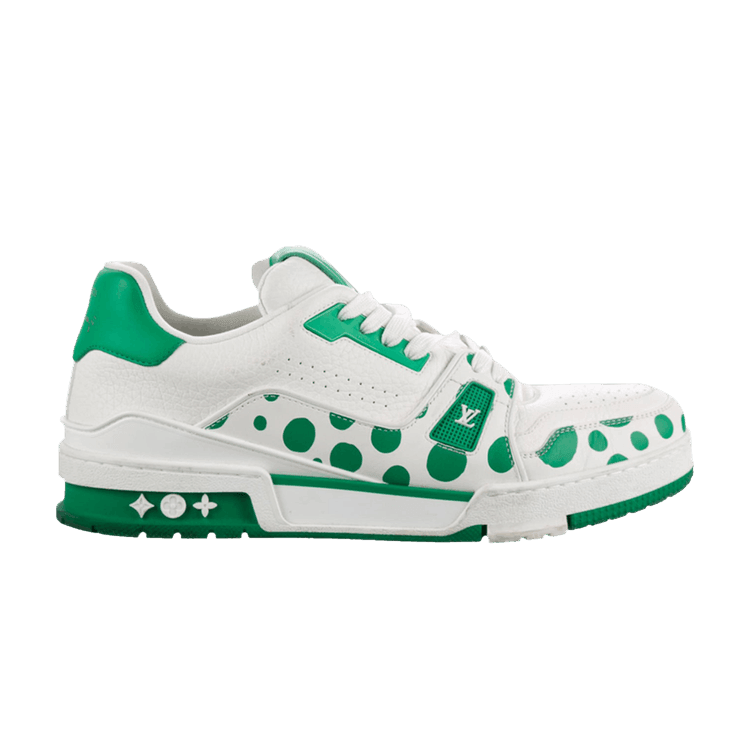 Louis Vuitton LV Trainer Yayoi Kusama Green White - Side Kicks